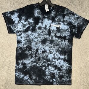 The Chainsmokers '19 World War Joy T Shirt Men Sz M Blue Tie Dye 2-Side Tour Tee